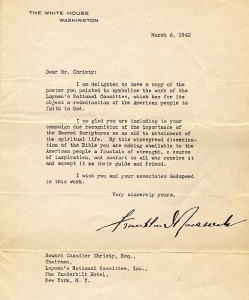 4:24  Franklin D. Roosevelt to Howard Chandler Christy, ALS, March 1942.