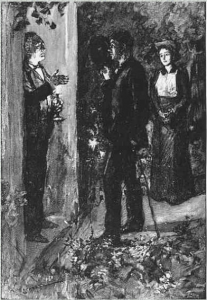 "A knock brought him to the schoolhouse door." Illustration for Jude the Obscure by Wm Hatherall. Source: http://tinyurl.com/kn95fjh