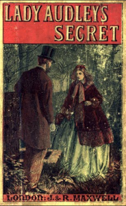 1880s cover for Mary Elizabeth Braddon's novel.  Source:  http://tinyurl.com/n3njv36.