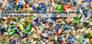 water bottle waste