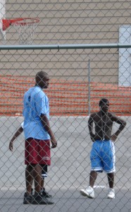 Leroy Playing Basketball