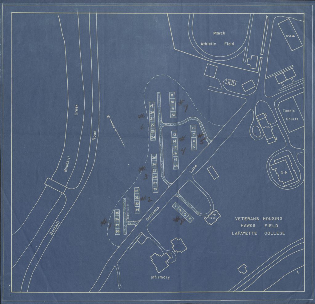 Sullivan Village Map, ca. 1948