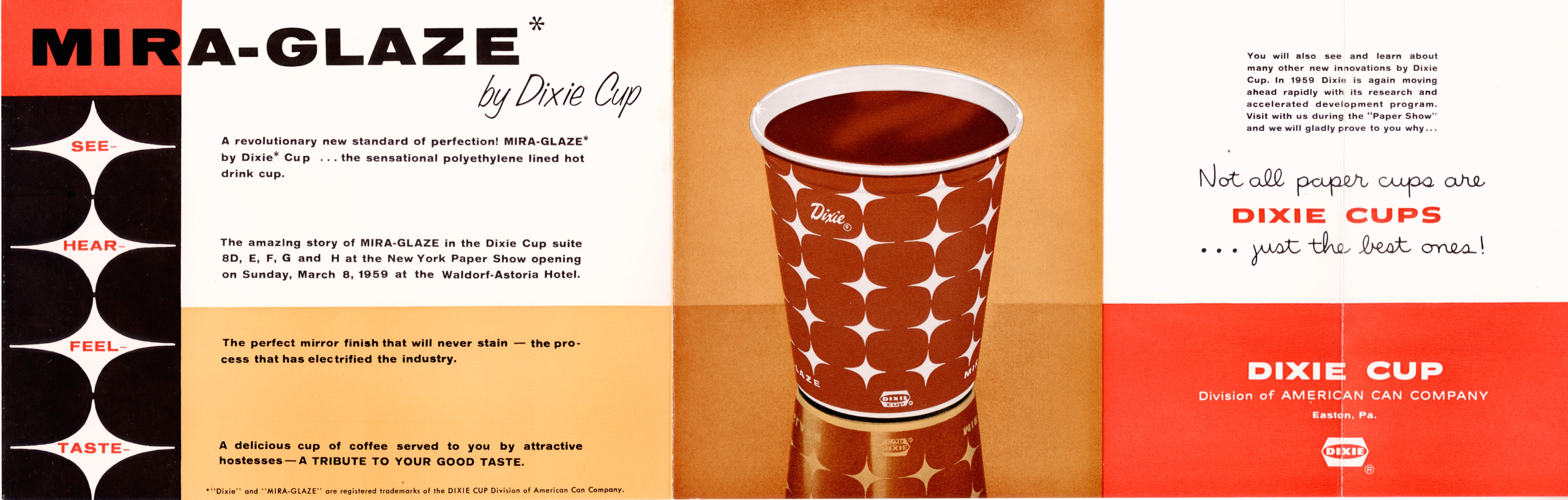 1950 Ad Dixie Cups Lifeguard Beverage Drink Kitchen - ORIGINAL