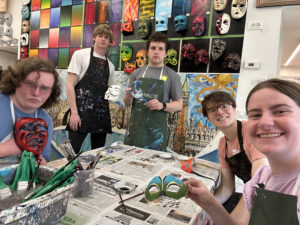 Selfie of Andy, Ben, Zach, Andrew, and I during the workshop