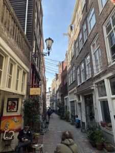 Narrow streets of Amsterdam