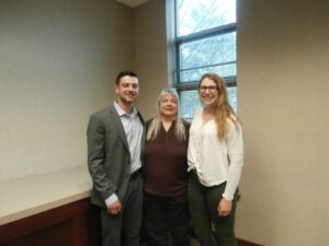 Picture Prof. Sachez with honors students