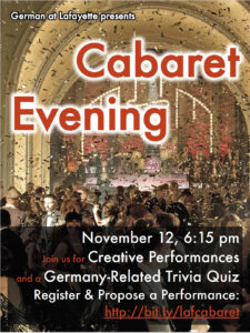 Cabaret poster