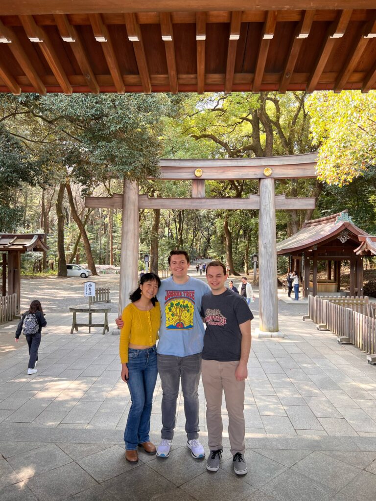 Team at the Meiji Shrine