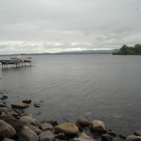 A view of the boat launch