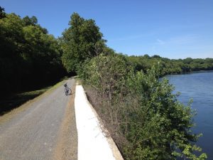 My bike + the Delaware