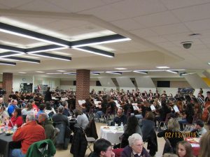 The Orchestra playing at the 2/13/16 Spaghetti Dinner