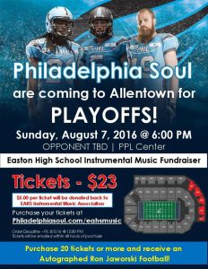 Philadelphia Soul Fundraiser