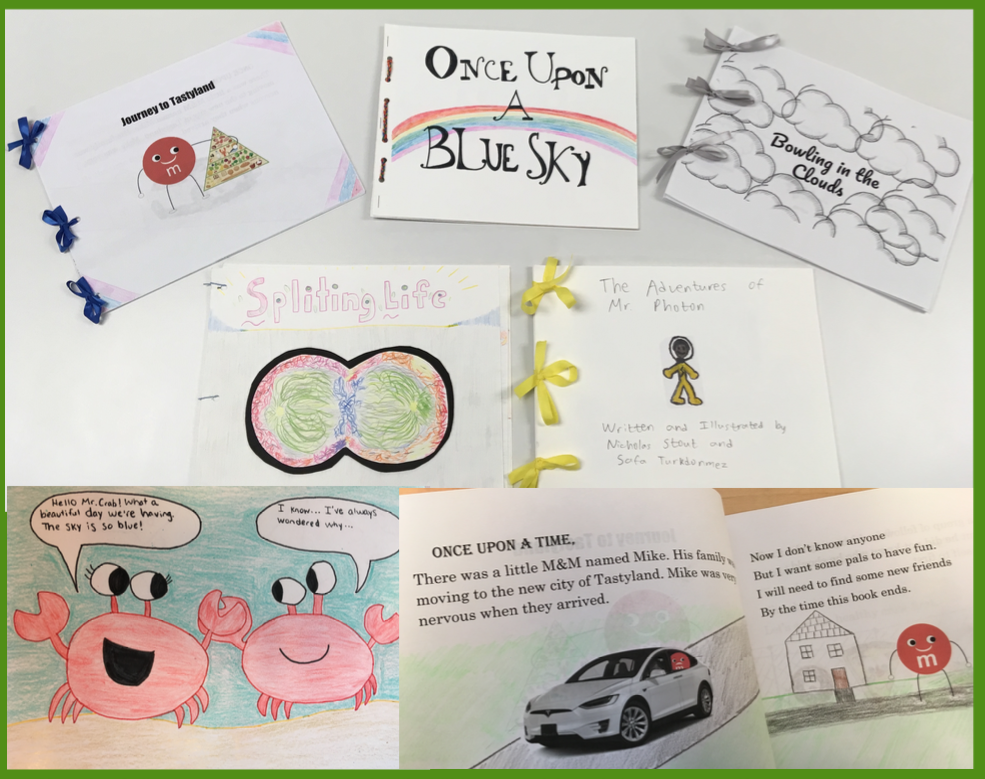 Examples of our children's books in STEM