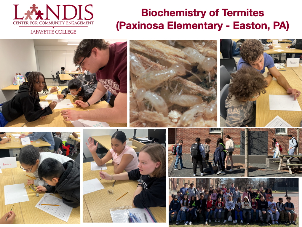 Connected classrooms project with Biochemistry II (Chem353), the Landis Center, and 5th graders from Paxinosa Elementary - March 10, 2026